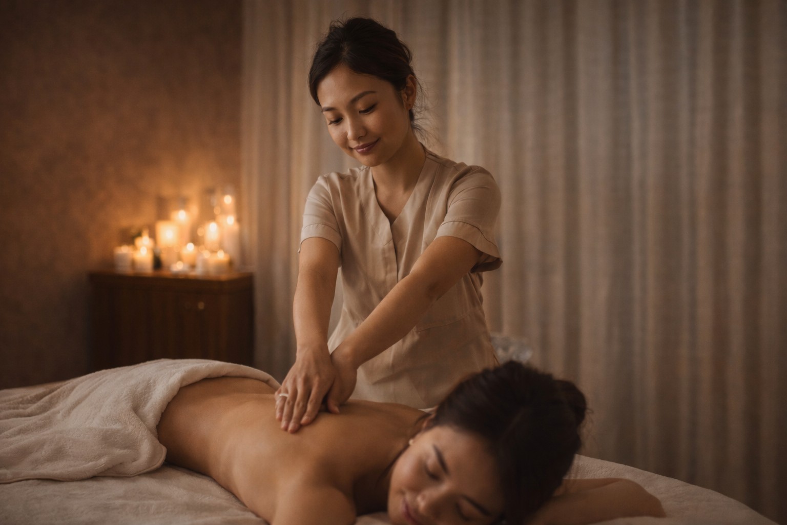 Asian massage therapy at Crystal Spa in Tualatin