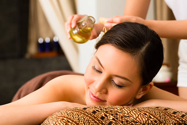 Relaxing massage oil treatment at Crystal Spa in Tualatin Oregon